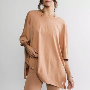 Free People - Movement - Amber Glow Short Sleeve Hot Shot Reversible Tee Top